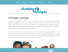 Tablet Screenshot of amistadyamigos.com
